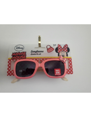 Kids Disney Sunglasses Minnie Mouse UV400 Pink White Polka Dots New With Tags