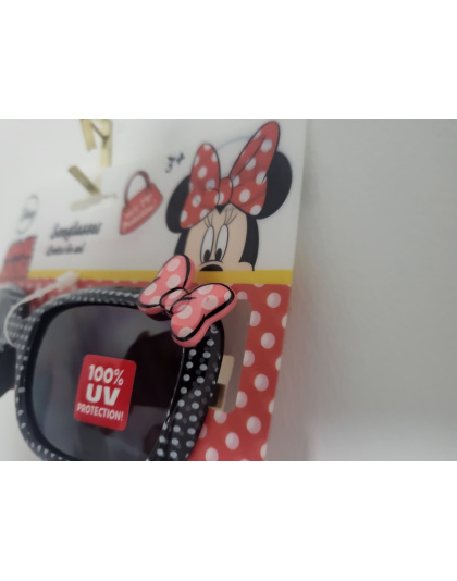 Kids Disney Sunglasses Minnie Mouse UV400 Pink White Polka Dots New With Tags